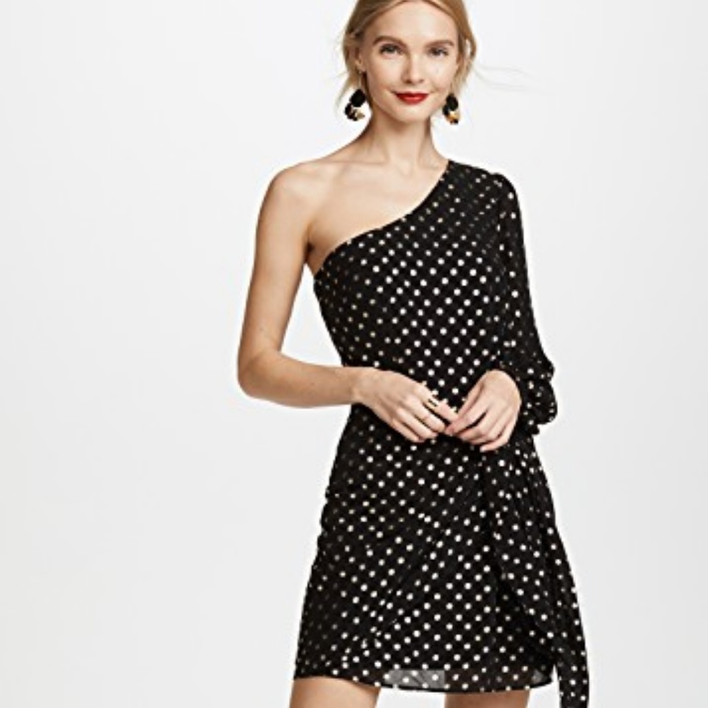 Yumi Kim Studio 54 One Shoulder Mini Dress Size L